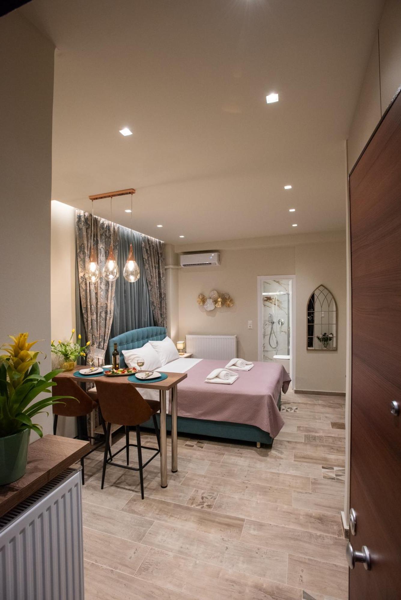 Blue Ark Romantic Studio Under Acropolis Athen Exterior foto